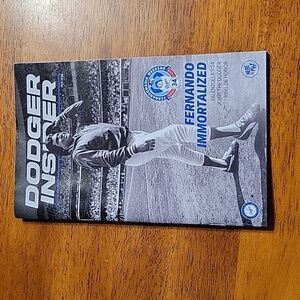 Los Angeles Dodger Insider booklet/magazine